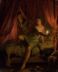 Gyges im Schlafzimmer der Frau von König Kandaules